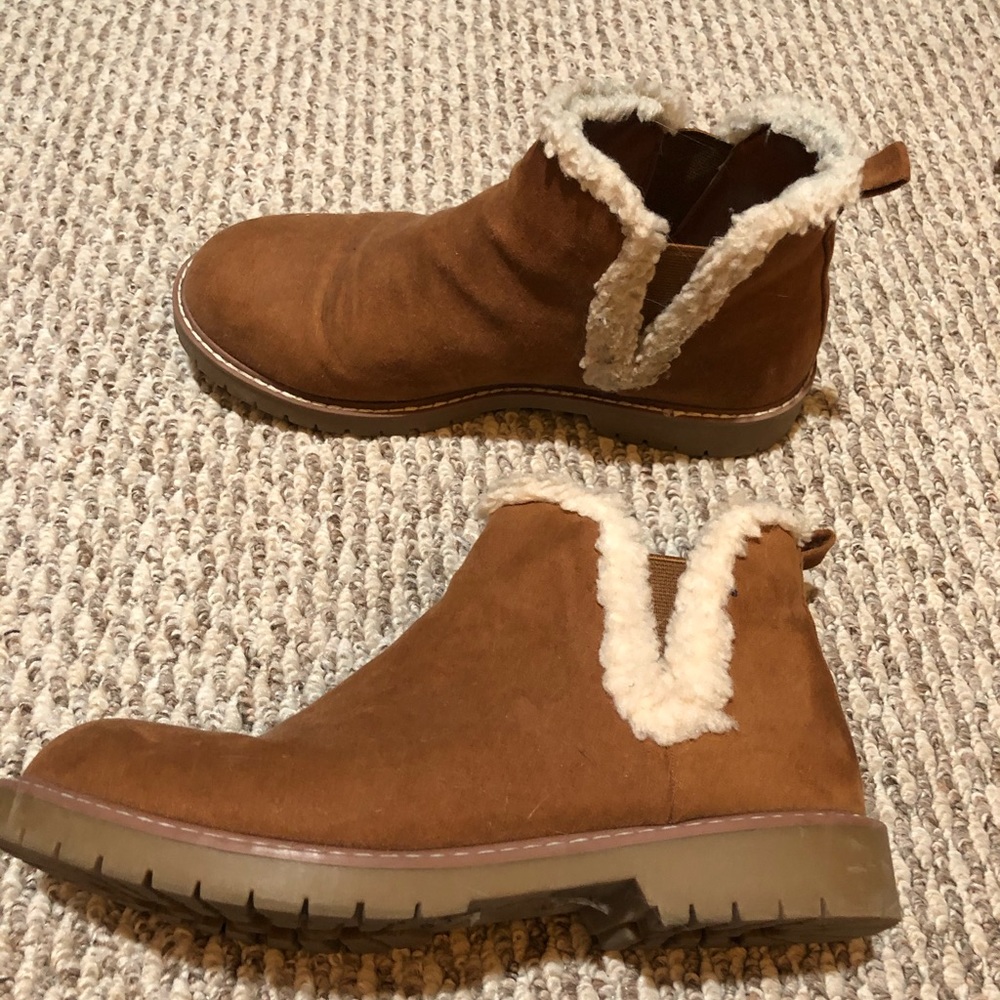 Brown booties!